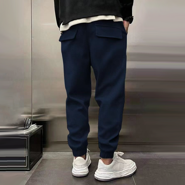 Axelej | Pantalon décontracté en polyester pour hommes