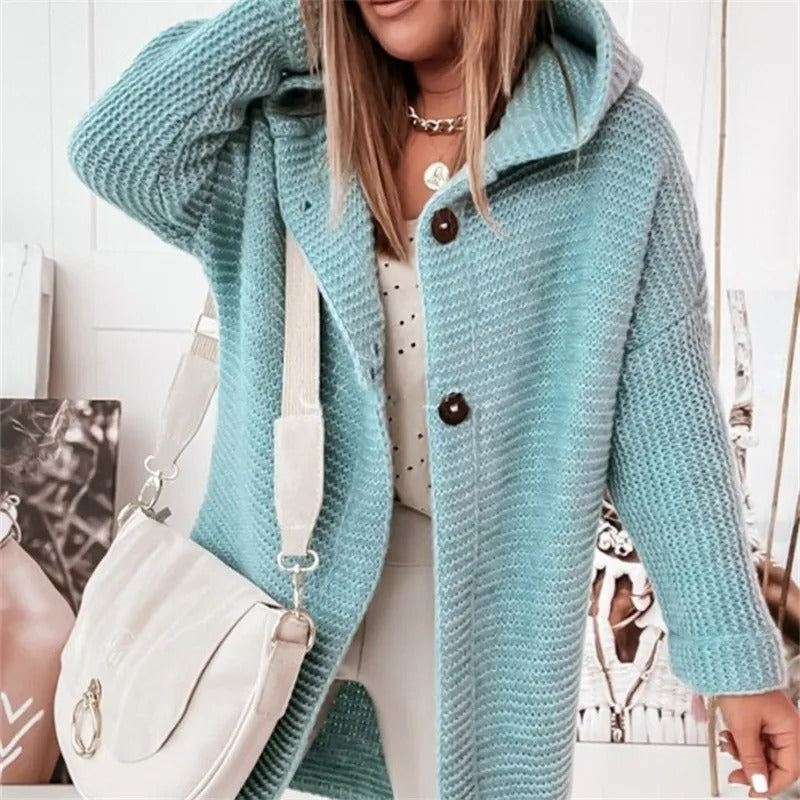 Maireadd | Cardigan en cachemire à capuche pour femmes