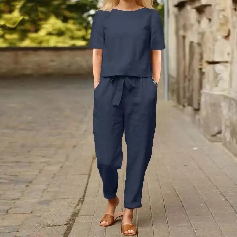 Shi | Ensemble Pantalon Large Femme