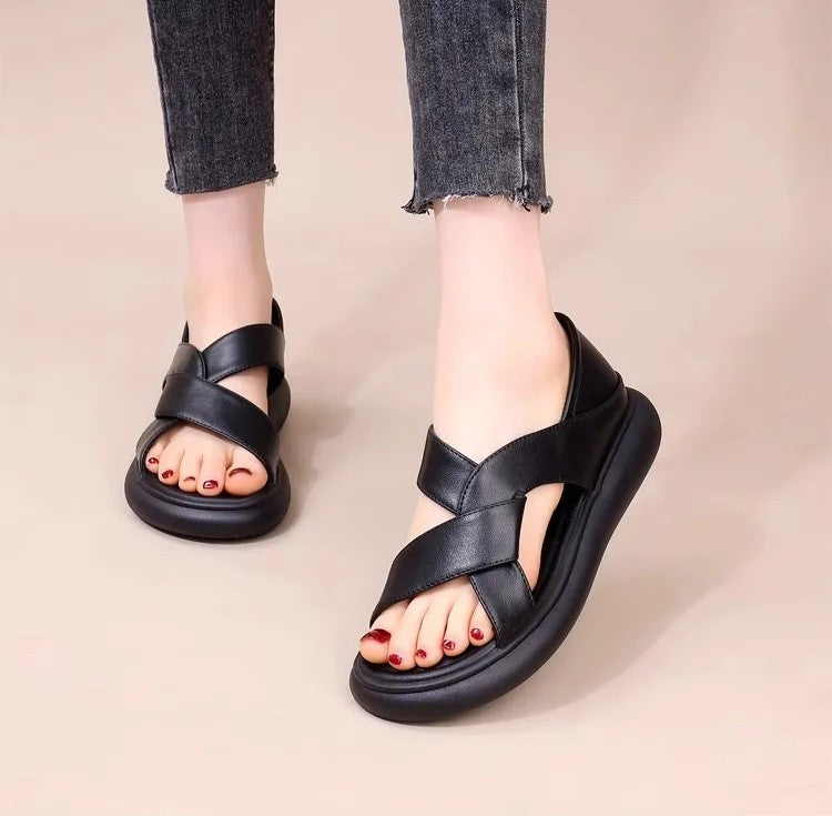 Femme Confortable Plateforme Chaussons – Ekuna