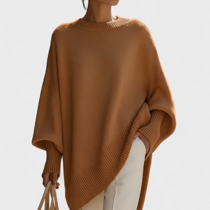 Rhianna - Pull Poncho Oversize Chaud