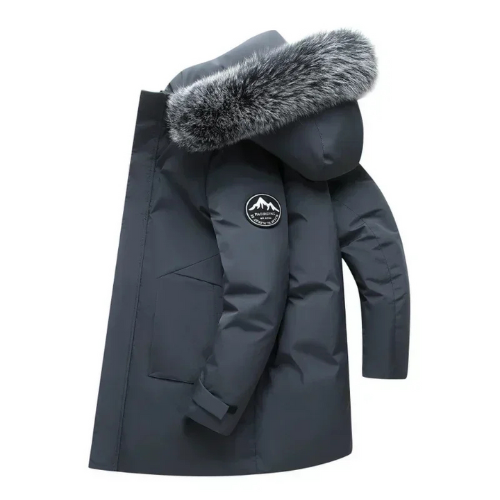 Govinda | Chaude veste d'hiver à capuche pour hommes