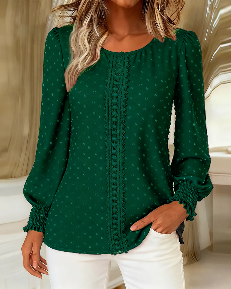 Malory - Blouse élégante stylée à manches longues