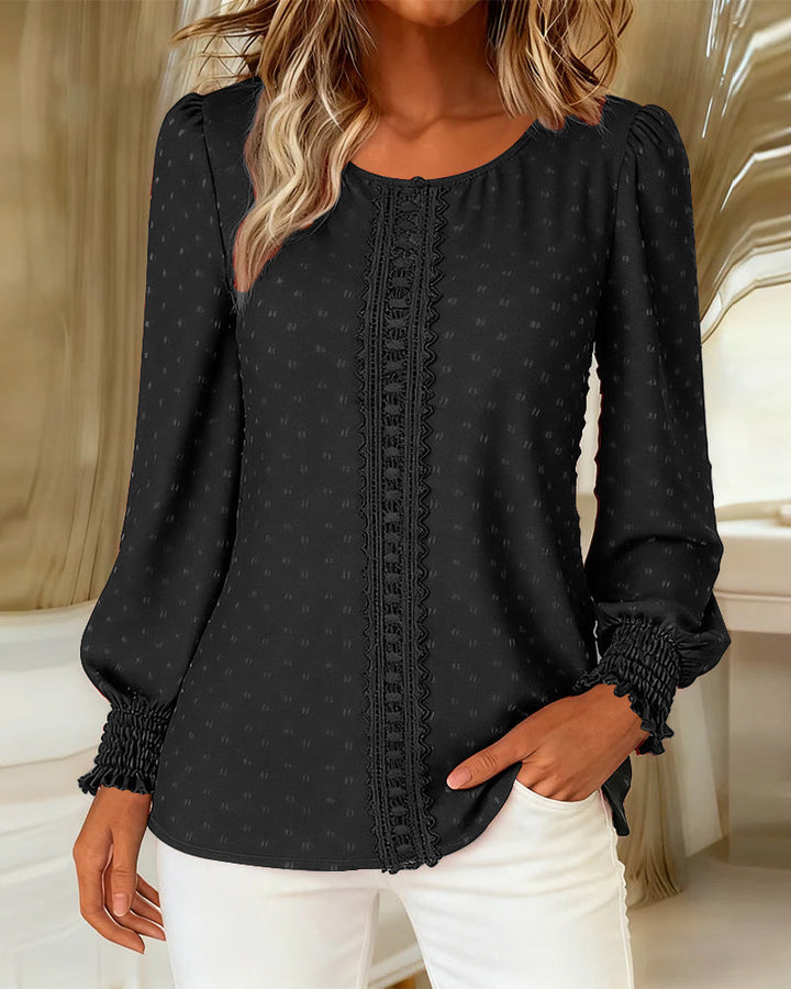 Malory - Blouse élégante stylée à manches longues