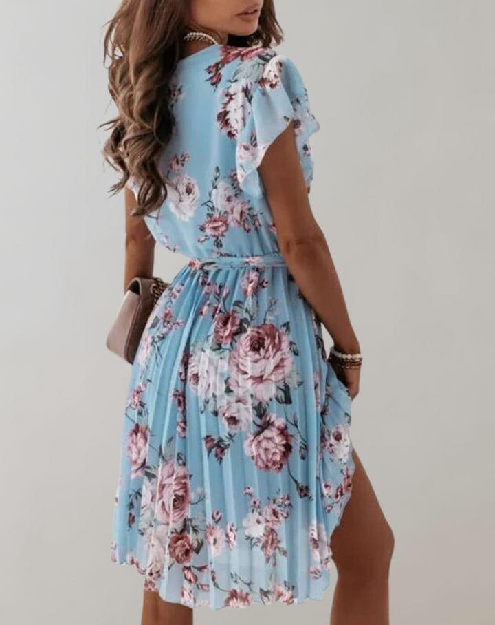 Bonolo | Robe plissée à imprimé floral pour femme