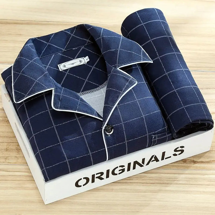 Jorn | Pyjama rayé élégant et confortable pour hommes
