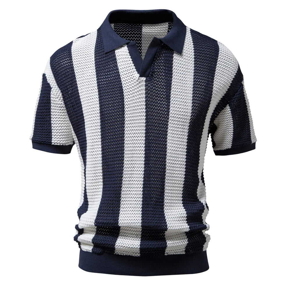 Mikael | Polo à rayures