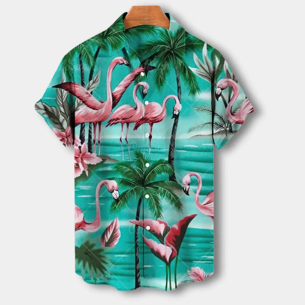 Chemise à motif floral graphique pour Homme – Garth