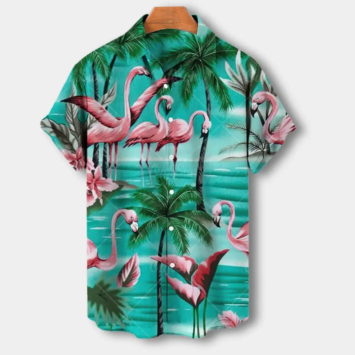 Chemise à motif floral graphique pour Homme – Garth