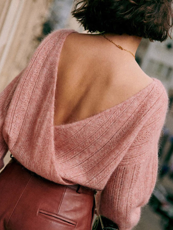 Esme | Manches longues Col V En vrac Pulls Femmes