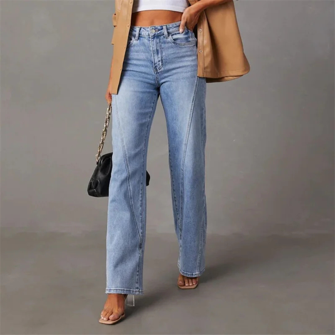 Silvia | Pantalon Taille Haute Femme