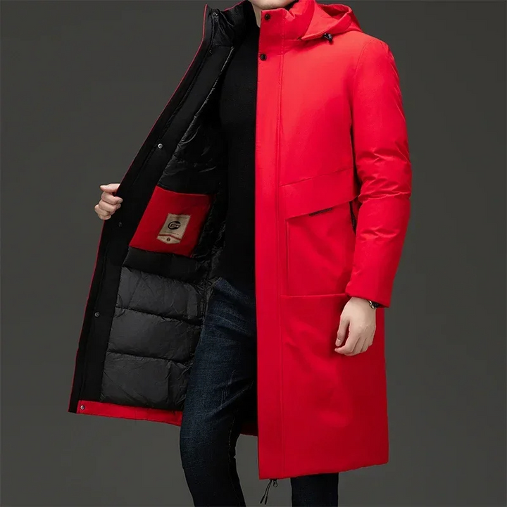 Read | Veste d'hiver longue pour hommes
