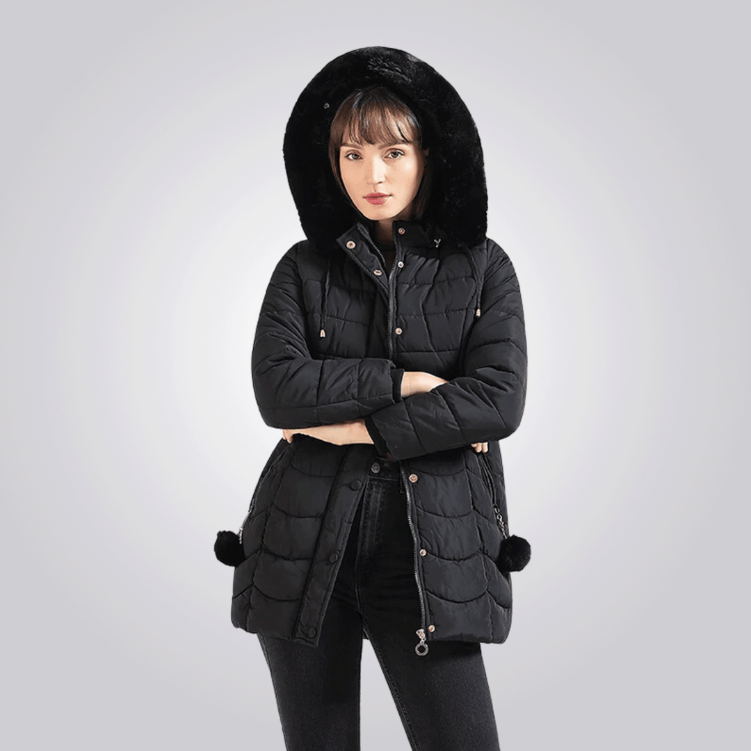 Ratna | Manteau Long Hiver Élégant Pour Femmes