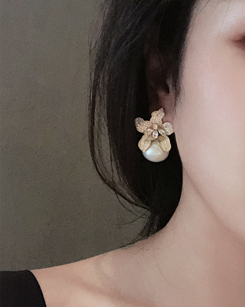 Amaya | Boucles d'oreilles avec perle