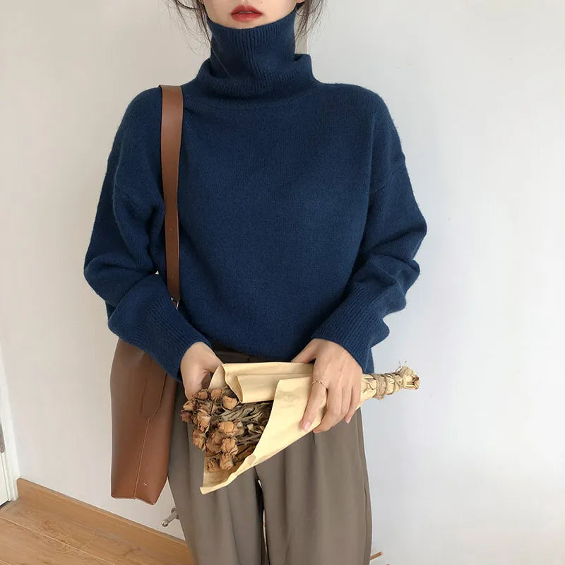 Buffy | Pull col roulé élégant pour femmes