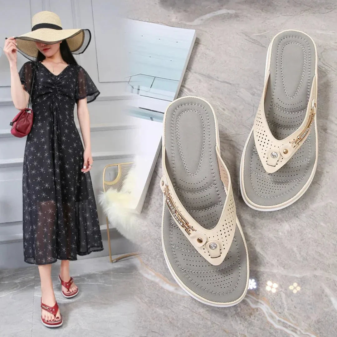 Yustina | Chaussons pour femmes avec semelle intérieure