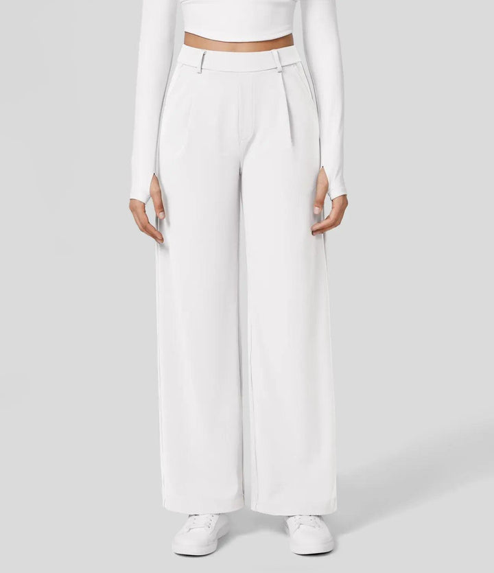 Natalya - Pantalon décontracté élégant à coupe droite