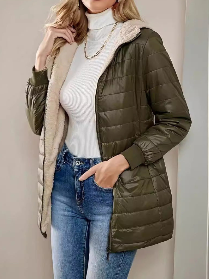 Jannah - Veste matelassée avec doublure polaire cosy
