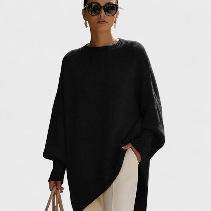 Rhianna - Pull Poncho Oversize Chaud