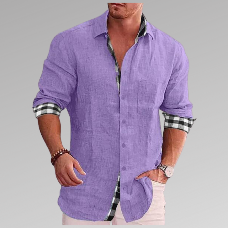 Haidar | Chemise décontractée en coton pour hommes