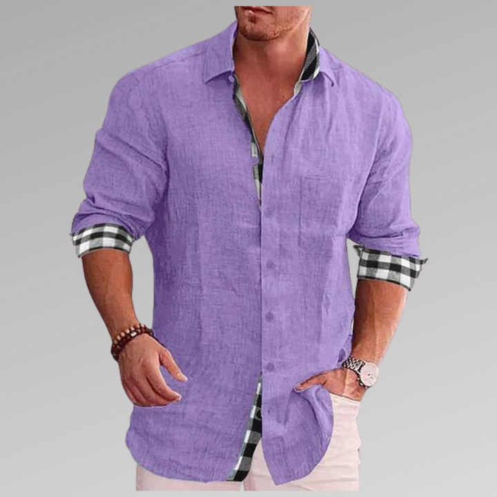 Haidar | Chemise décontractée en coton pour hommes