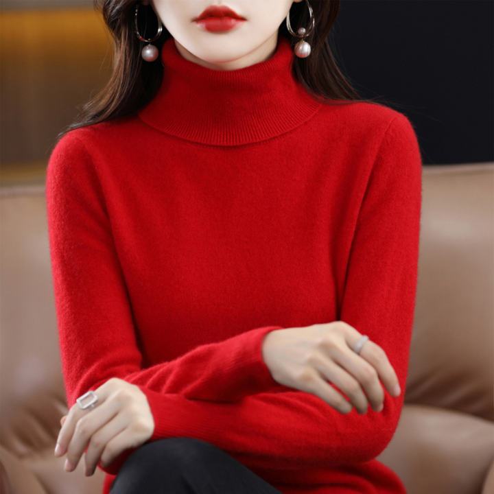 Venus | Pull col roulé élégant pour femmes