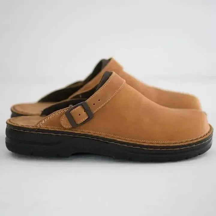 Foteini | Pantoufles orthopédiques en cuir