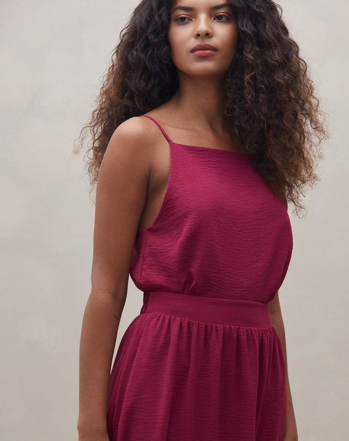 Medusa | Jupe Midi Froncée Élégante pour Femmes