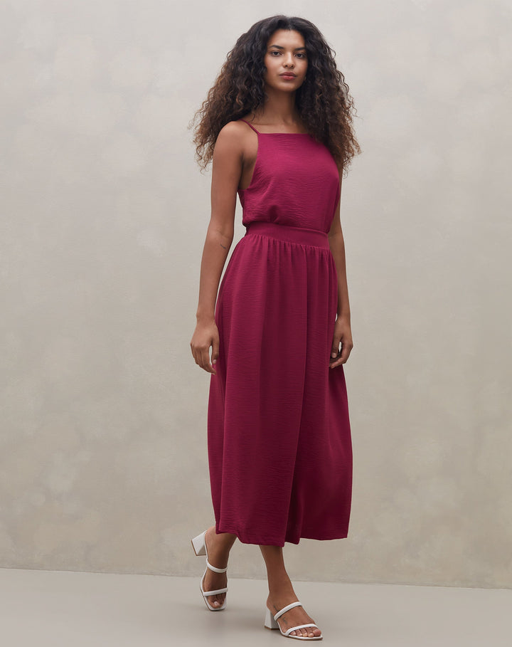 Medusa | Jupe Midi Froncée Élégante pour Femmes