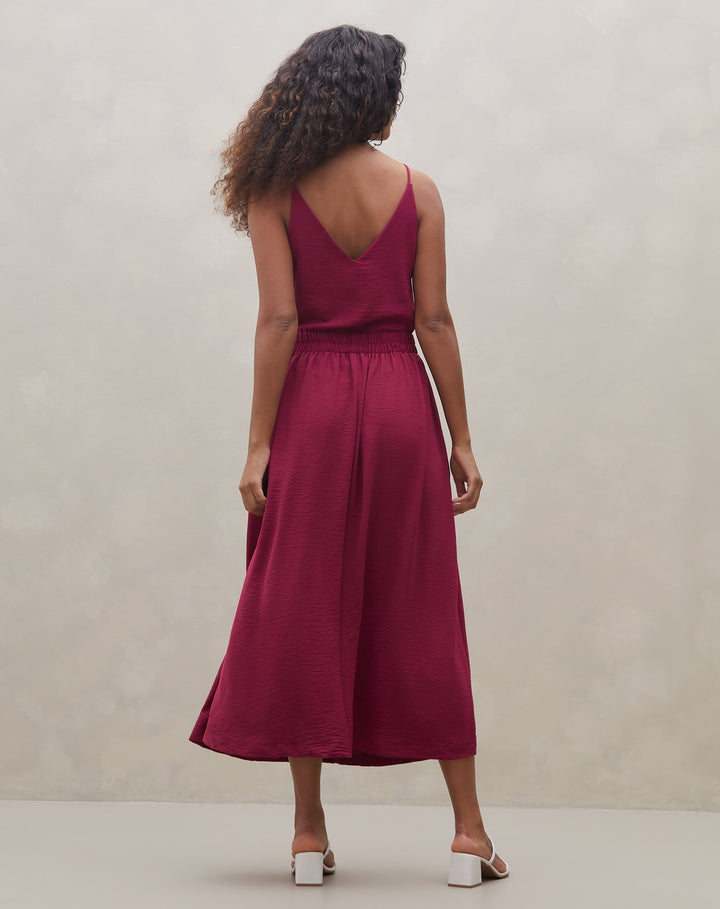Medusa | Jupe Midi Froncée Élégante pour Femmes