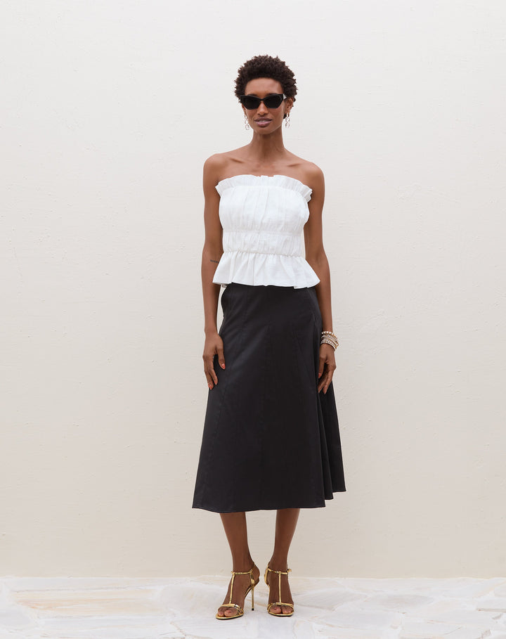 Laryn | Blouse Bustier Froncée Élégante pour Femmes