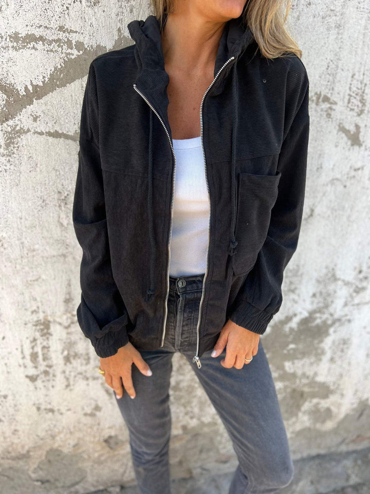 Edeline - Veste à capuche zippée casual