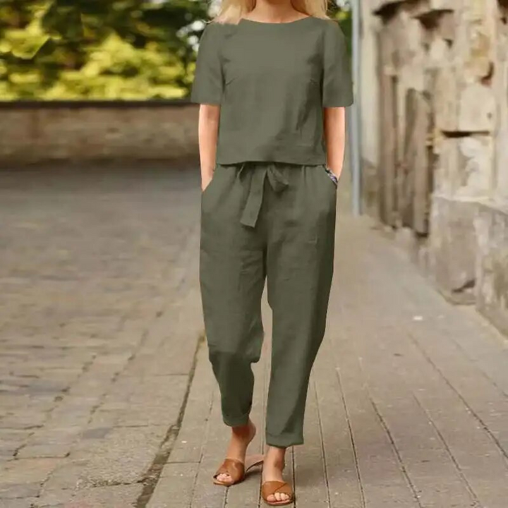 Shi | Ensemble Pantalon Large Femme