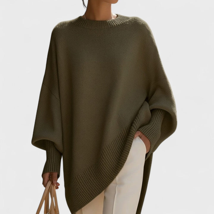 Rhianna - Pull Poncho Oversize Chaud