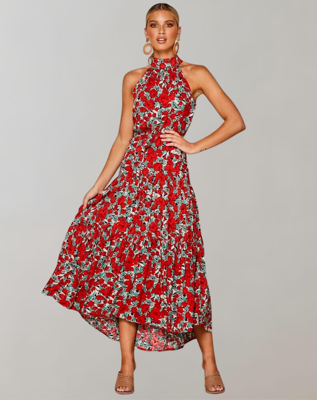 Guwisti | Longue robe à pois pour les loisirs