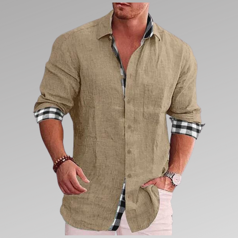 Haidar | Chemise décontractée en coton pour hommes