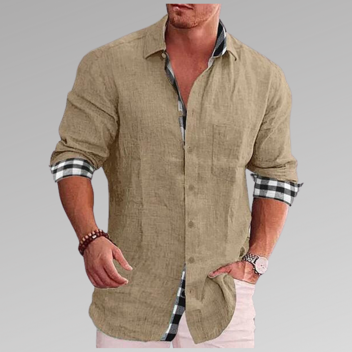 Haidar | Chemise décontractée en coton pour hommes