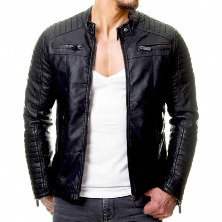 Zane | Veste en Cuir Élégante pour Hommes