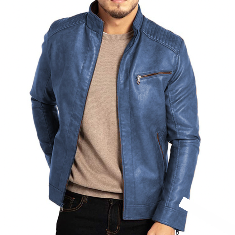 Zane | Veste en Cuir Élégante pour Hommes