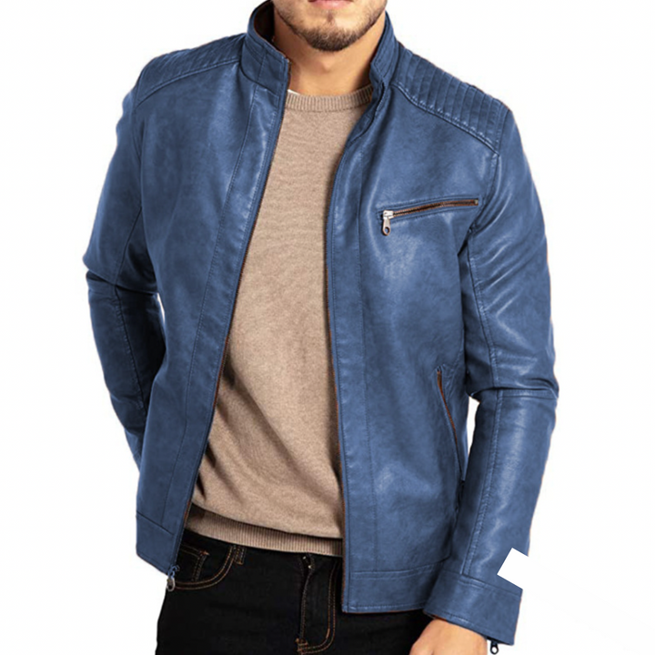 Zane | Veste en Cuir Élégante pour Hommes
