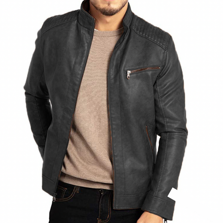 Zane | Veste en Cuir Élégante pour Hommes