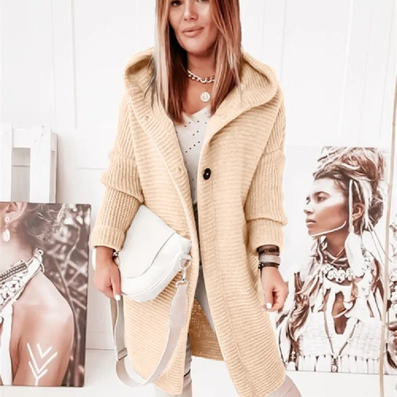 Maireadd | Cardigan en cachemire à capuche pour femmes