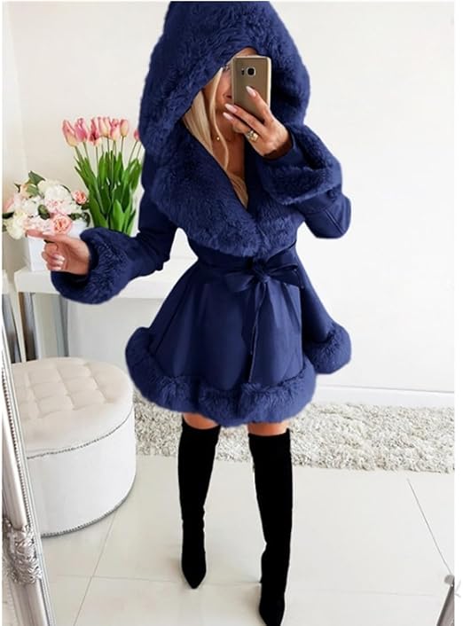 Maura | Manteau d'hiver en fausse fourrure pour femmes