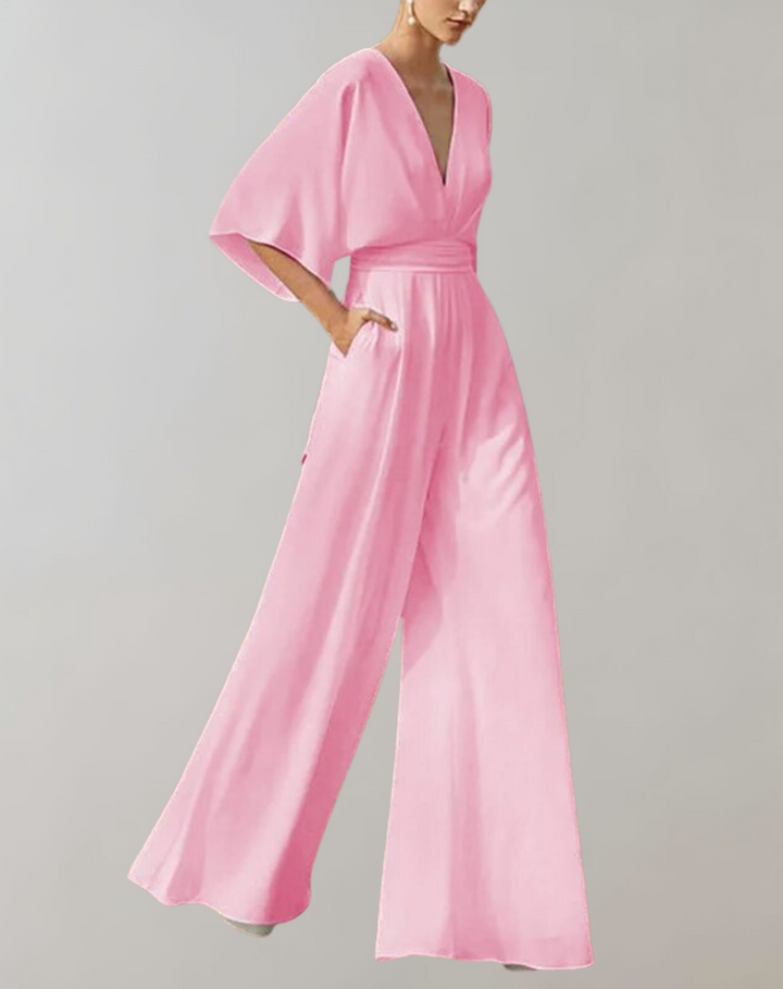 Combinaison fluide à manches papillon pour Femme – Melanie