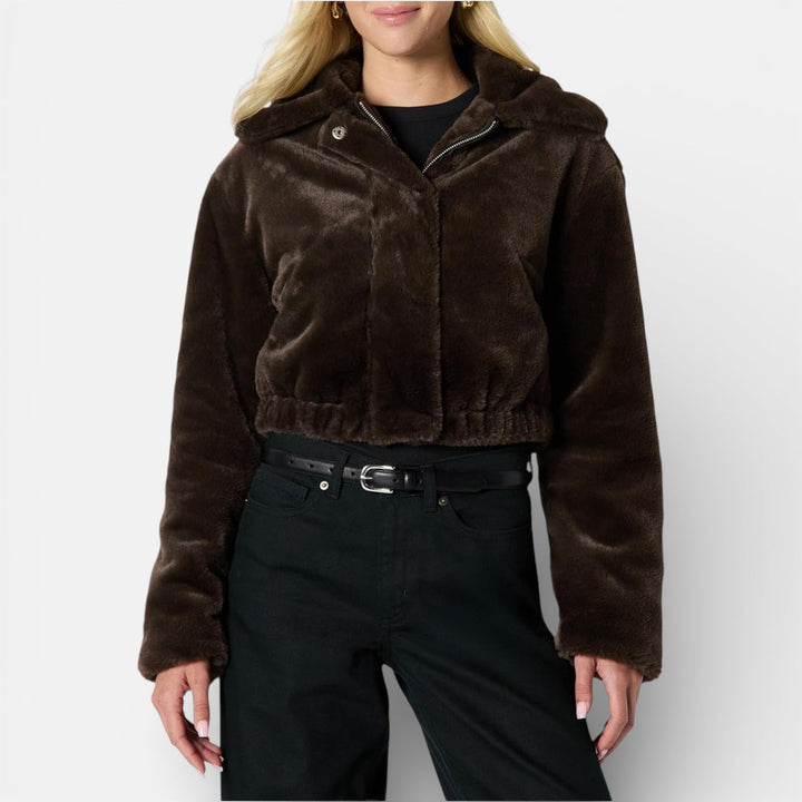 Lauryn - Veste courte oversize chaude et stylée