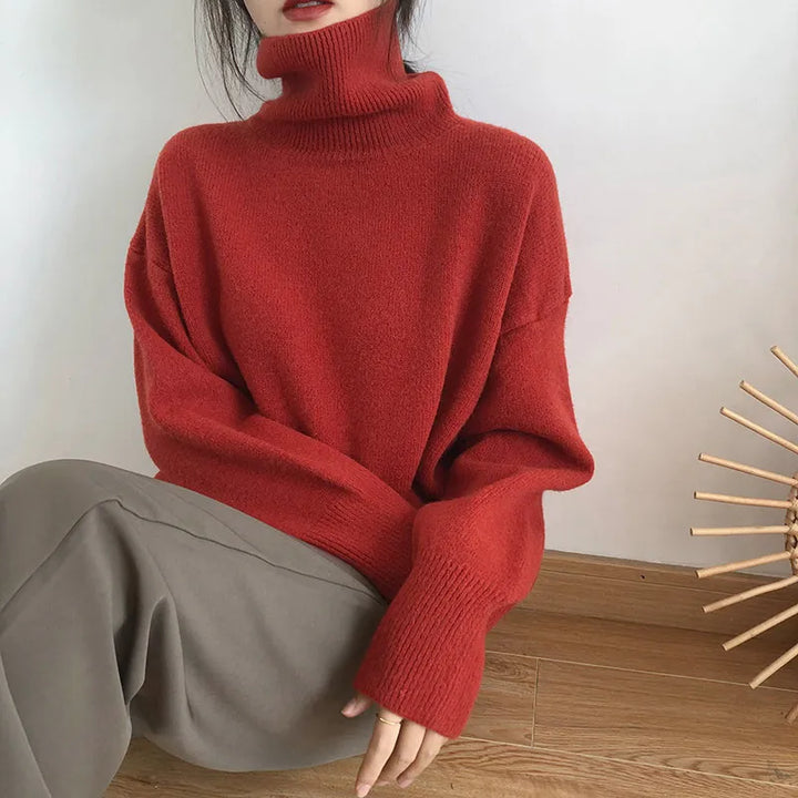 Buffy | Pull col roulé élégant pour femmes
