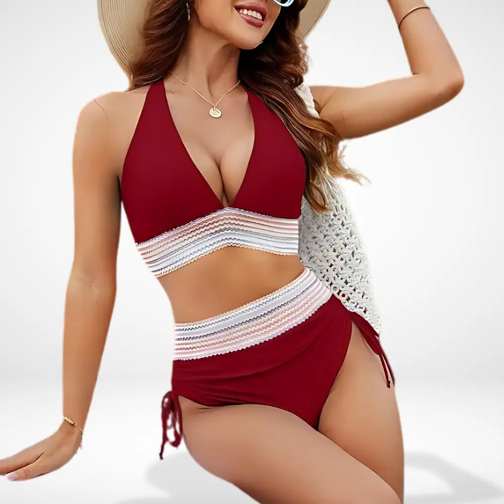 Maillot de bain une pièce à taille smockée pour Femme – Kenny