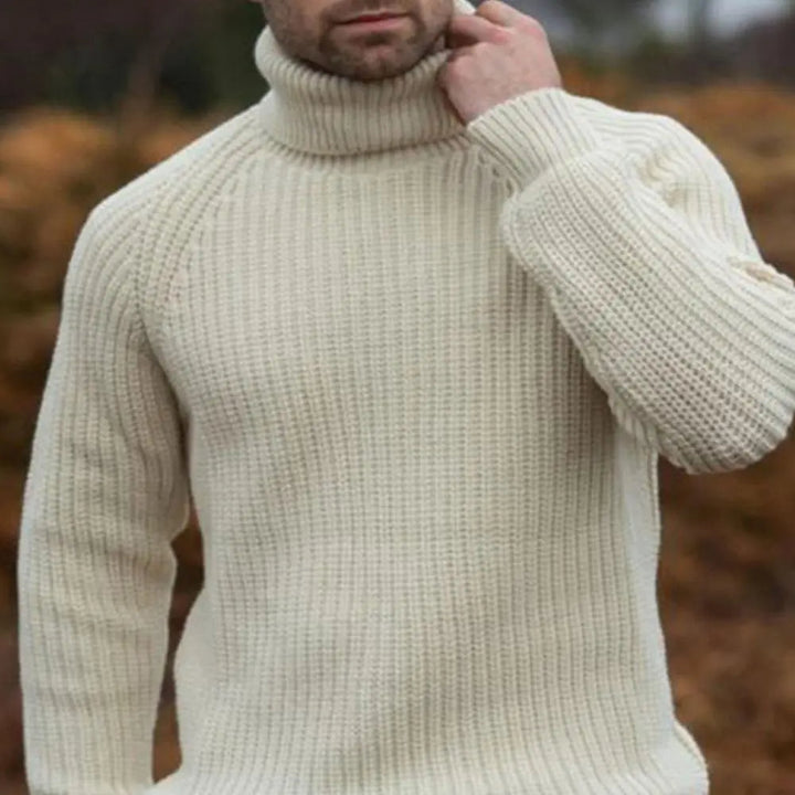 Wayra | Pull en Maille Beige pour Hommes
