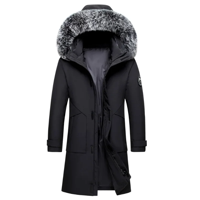 Govinda | Chaude veste d'hiver à capuche pour hommes