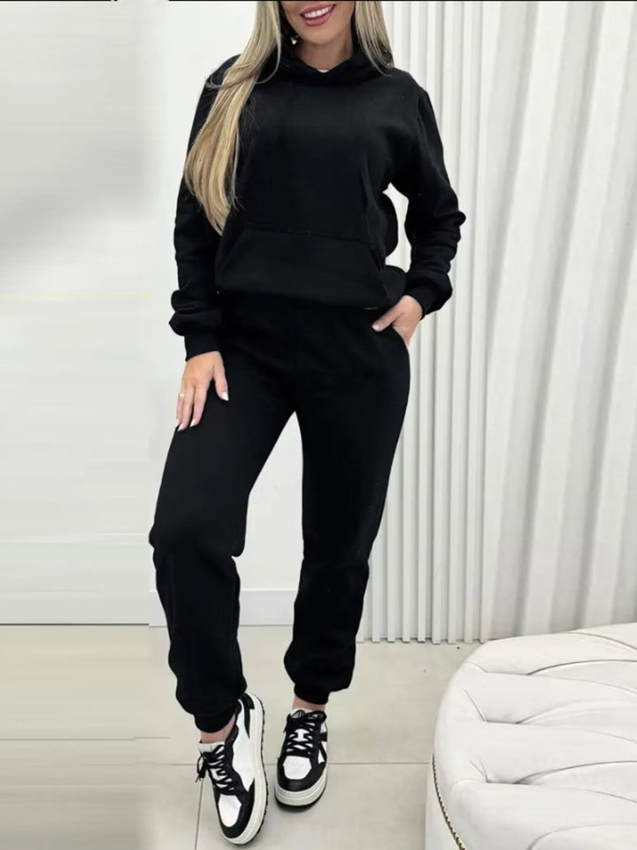 Eleny - Ensemble décontracté sweat à capuche et pantalon